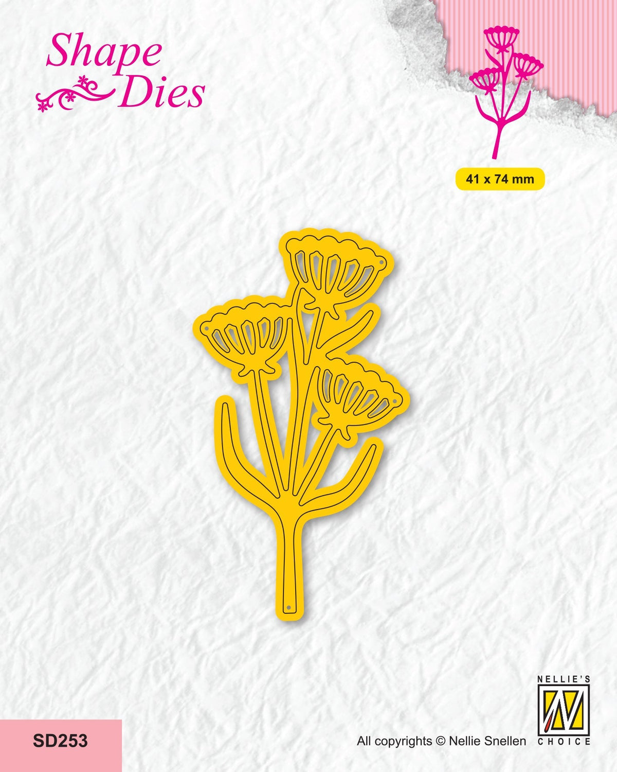 Nellie's Choice Shape Die - Garden - Umbellifers-1