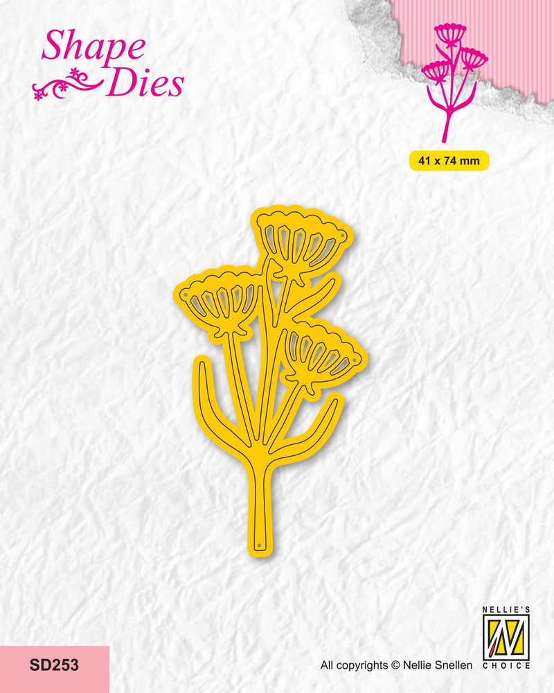 Nellie's Choice Shape Die - Garden - Umbellifers-1