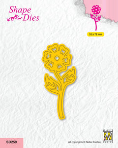 Nellie's Choice Shape Die - Garden - Garden Flower-1