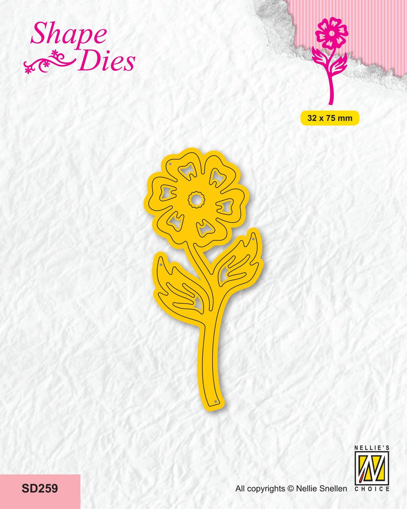 Nellie's Choice Shape Die - Garden - Garden Flower-1
