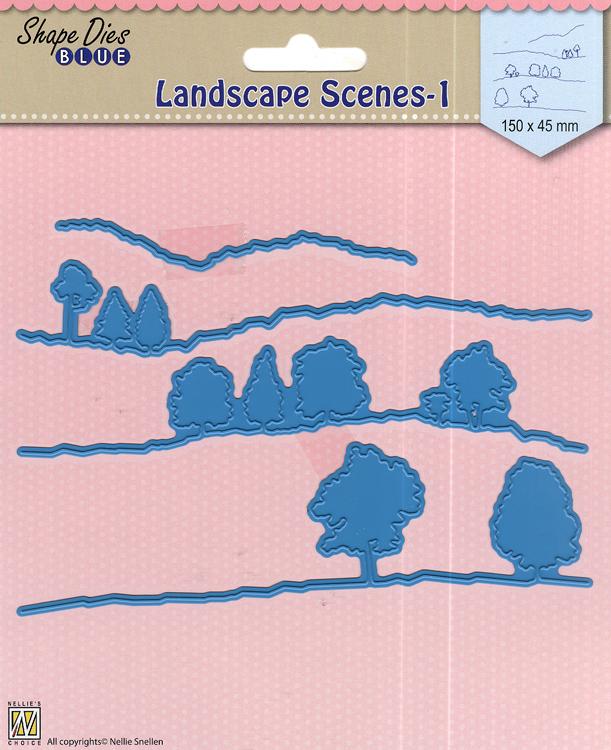 Nellie's Choice - Shape Die Landscape Scenes 1-2