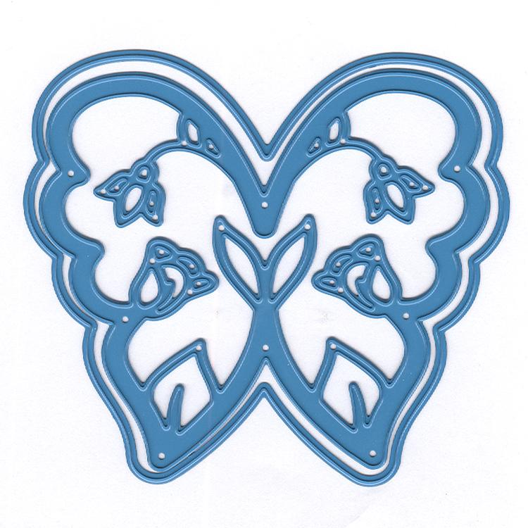 Nellie's Choice - Shape Die Blue Easter Butterfly-2