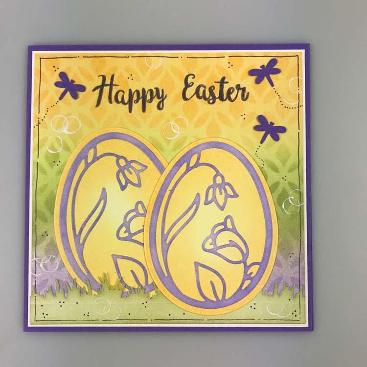 Nellie's Choice - Shape Die Blue Easter Egg-4