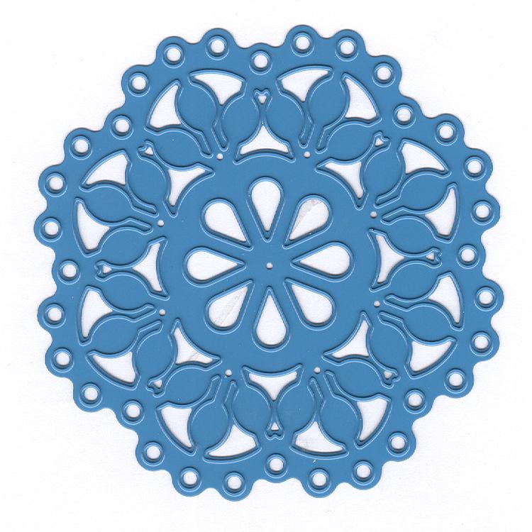 Nellie's Choice - Shape Die Blue Mandala-2