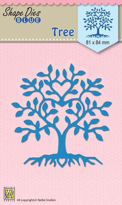 Nellie's Choice - Shape Die Blue Tree-1