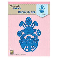 Nellie's Choice Shape Dies Blue Bunny in Egg-1