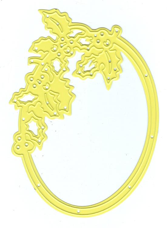Shape Die Lene Design - Holly Frame-1