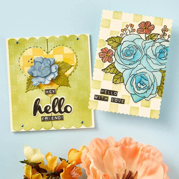 Troqueles grabados Vintage Florals de la colección From the Garden de Wendy Vecchi-7