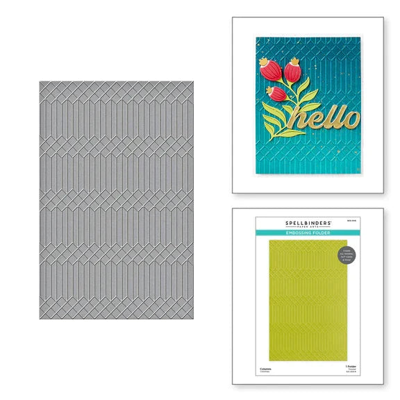 Columns Embossing Folder from the Fresh Picked Collection-2
