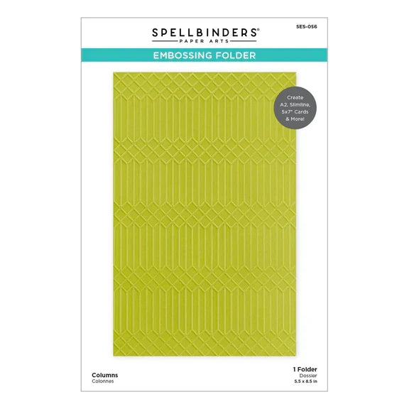 Columns Embossing Folder from the Fresh Picked Collection-1