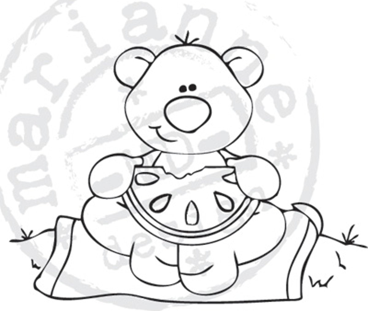 Stampfairy Cling Stamp - Watermelon-1