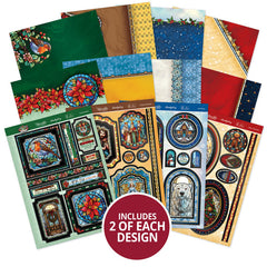 Stained Glass Christmas Luxury Topper Collection-1