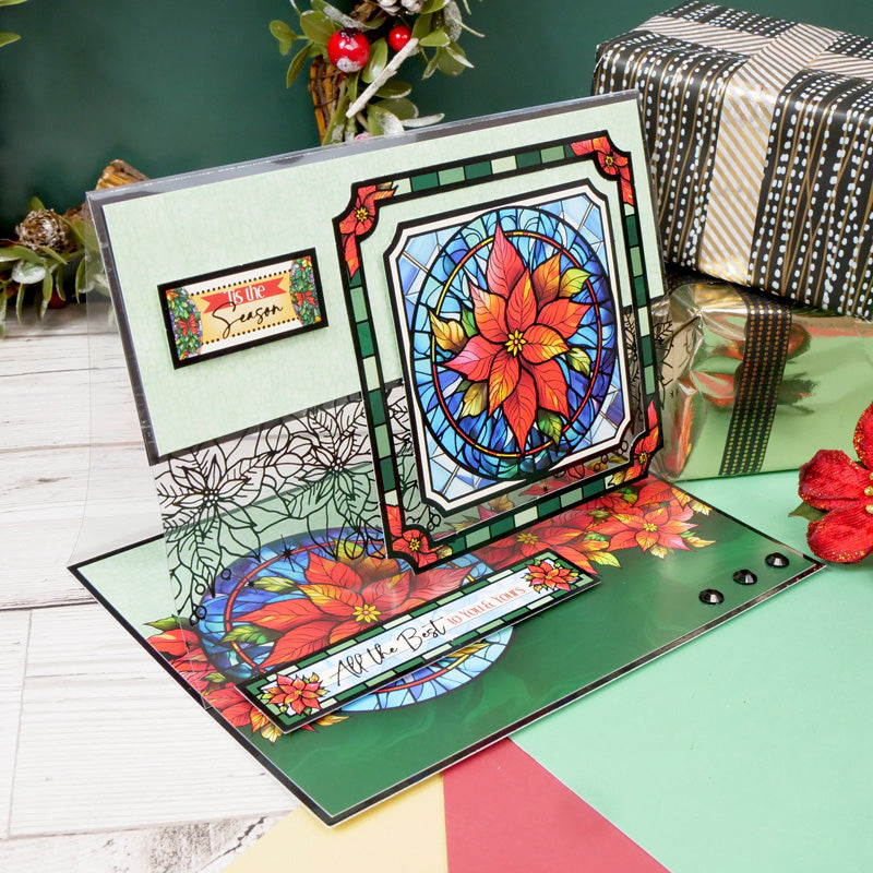 Stained Glass Christmas Luxury Foiled Acetate-6