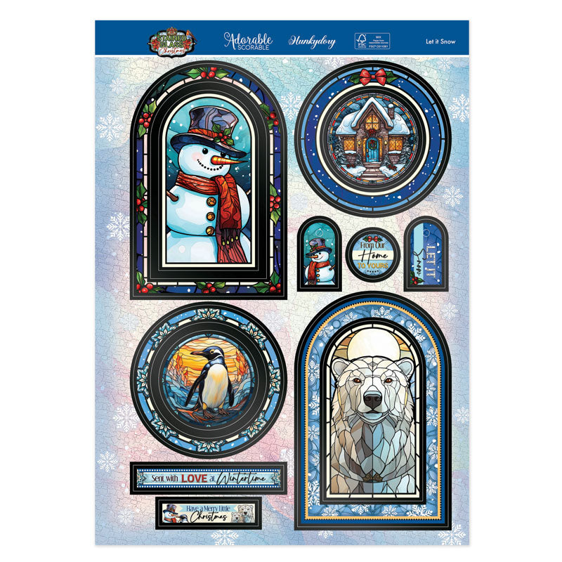 Let It Snow Luxury Topper Set-2
