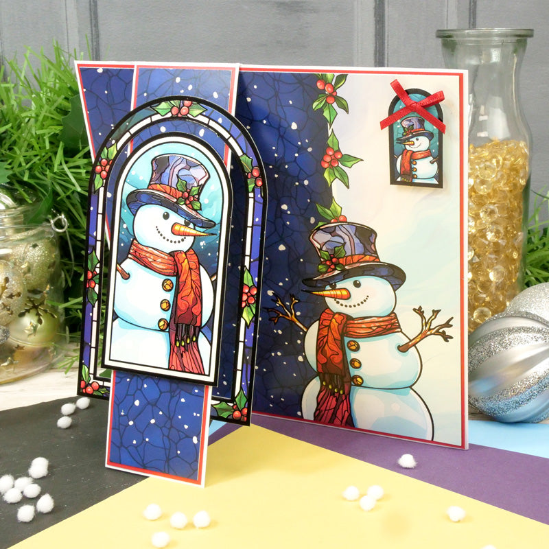 Stained Glass Christmas Luxury Topper Collection-6