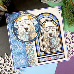 Stained Glass Christmas Luxury Topper Collection-7