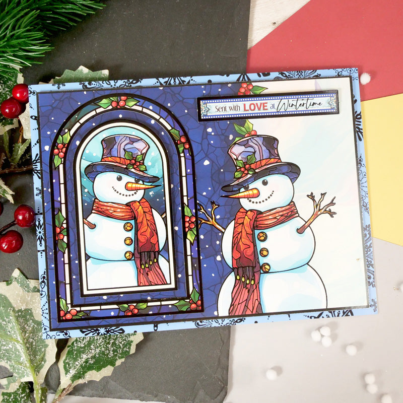 Let It Snow Luxury Topper Set-8
