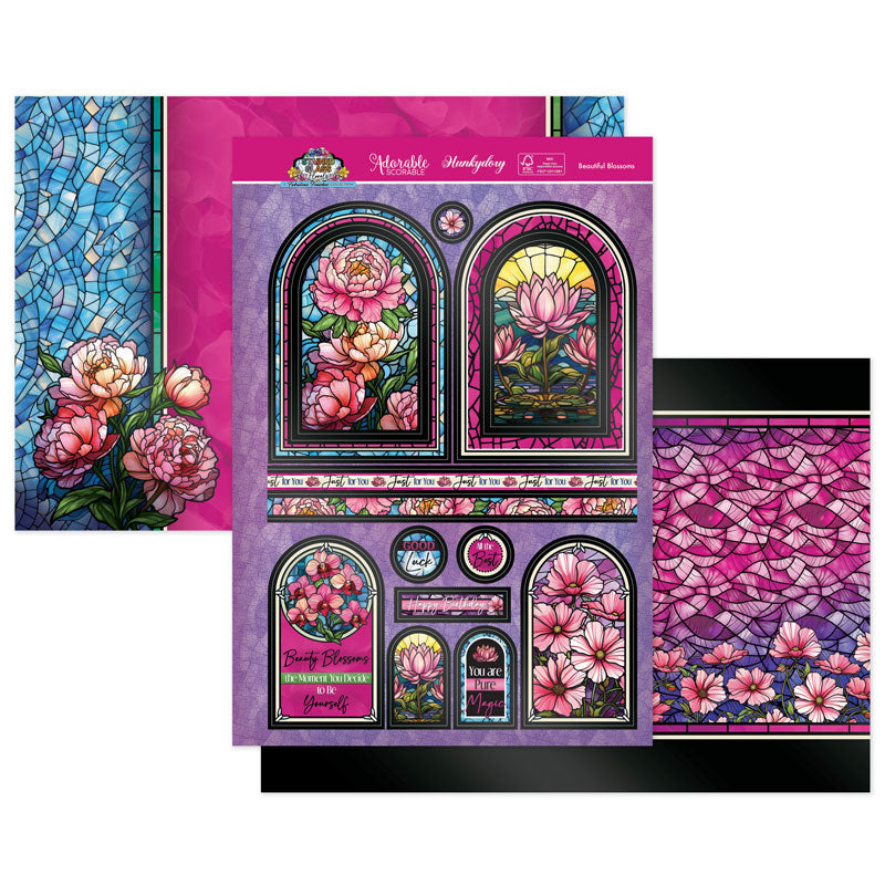Beautiful Blossoms Luxury Topper Set-1