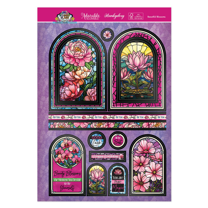 Beautiful Blossoms Luxury Topper Set-2