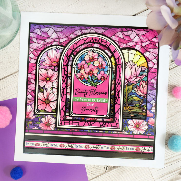 Beautiful Blossoms Luxury Topper Set-6