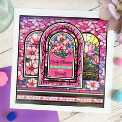 Beautiful Blossoms Luxury Topper Set-6