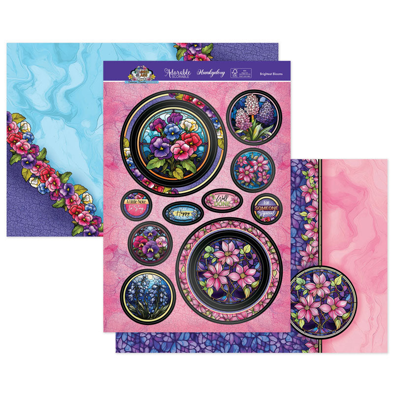 Brightest Blooms Luxury Topper Set-1