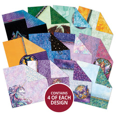 Stained Glass Mystical Worlds 8" x 8" Paper Pad-2