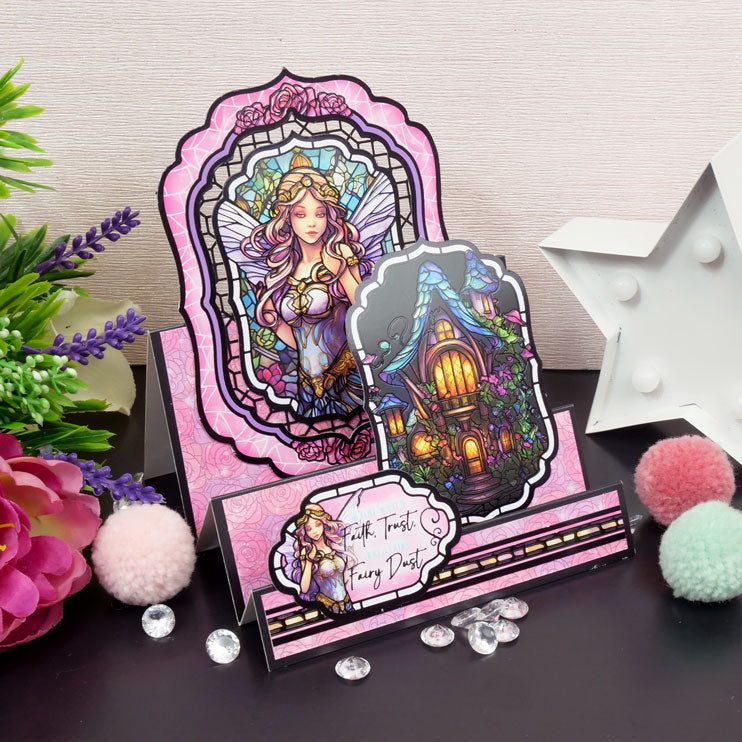 Stained Glass Mystical Worlds Luxury Topper Collection-7