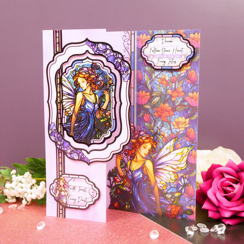 Stained Glass Mystical Worlds Luxury Topper Collection-8