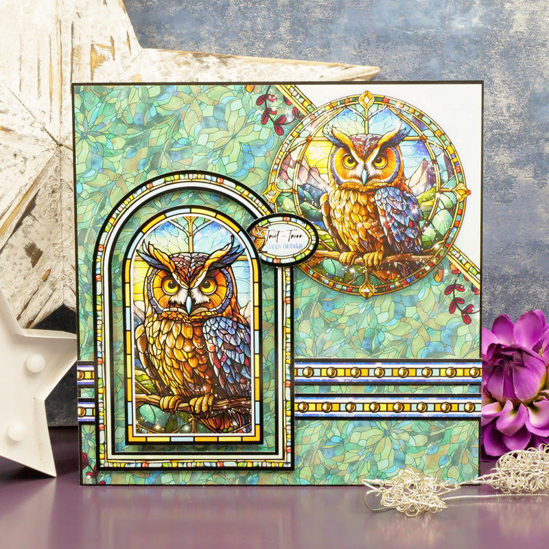 Stained Glass Mystical Worlds Luxury Topper Collection-3