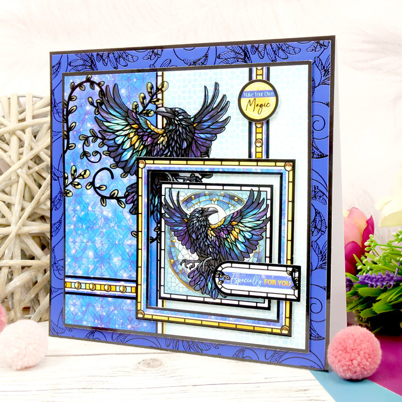 Stained Glass Mystical Worlds Luxury Topper Collection-9