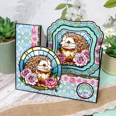 Stained Glass Wonderful Wildlife Luxury Topper Collection-6