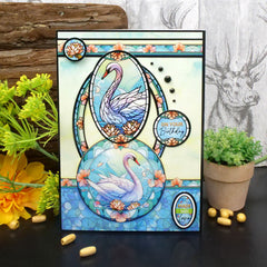 Stained Glass Wonderful Wildlife Luxury Topper Collection-9