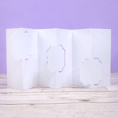 Luxury Shaped Card Blanks & Envelopes - Ornate Triple Swing Card-1