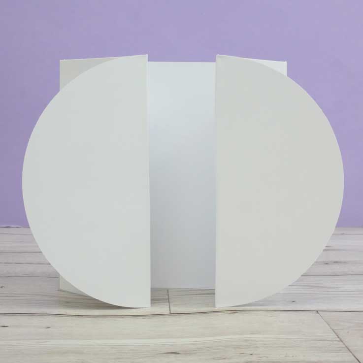Luxury Shaped Card Blanks & Envelopes - Circle Gatefold-1
