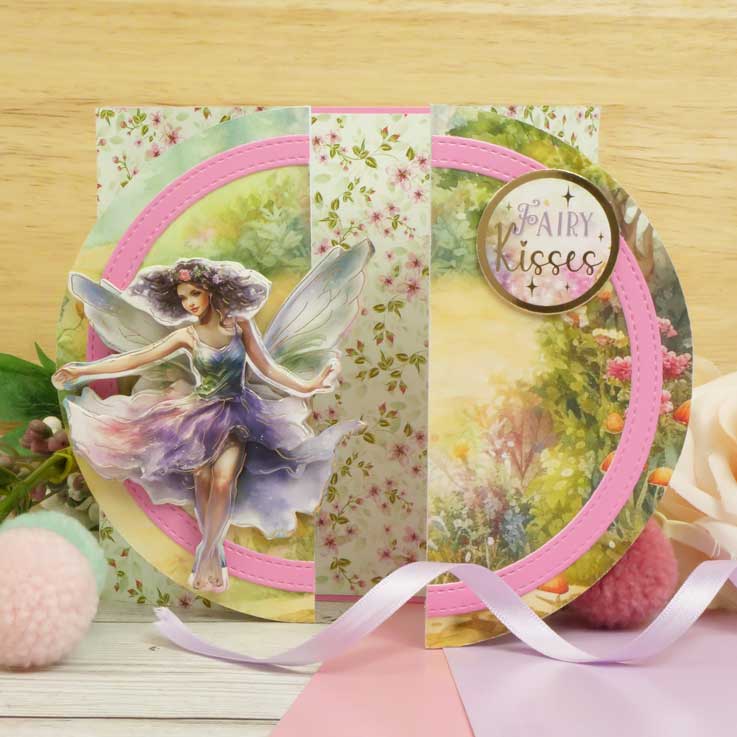 Luxury Shaped Card Blanks & Envelopes - Circle Gatefold-2