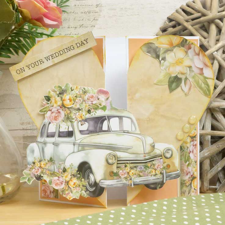 Luxury Shaped Card Blanks & Envelopes - Heart Gatefold-3