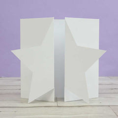 Luxury Shaped Card Blanks & Envelopes - Star Gatefold-1