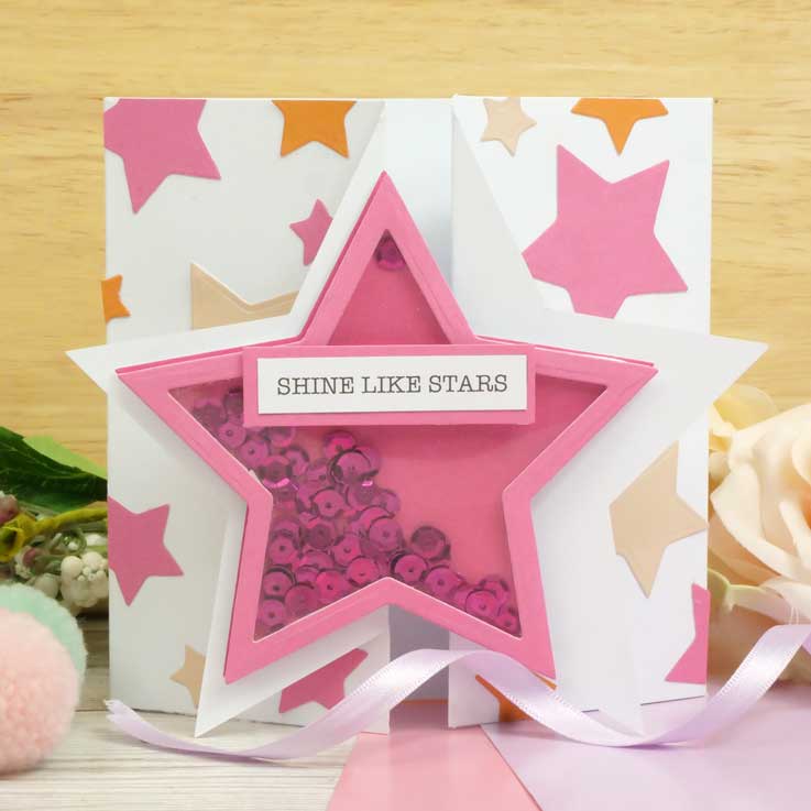 Luxury Shaped Card Blanks & Envelopes - Star Gatefold-3