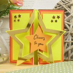 Luxury Shaped Card Blanks & Envelopes - Star Gatefold-5