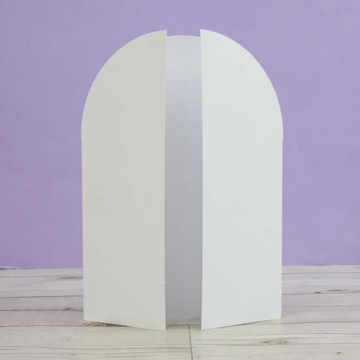 Luxury Shaped Card Blanks & Envelopes - Arch Gatefold-1