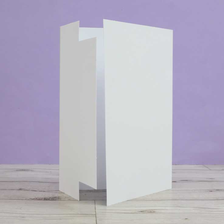 Luxury Shaped Card Blanks & Envelopes - Central Mat Gatefold-1