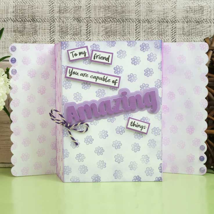 Luxury Shaped Card Blanks & Envelopes - Scalloped Edge Gatefold-4