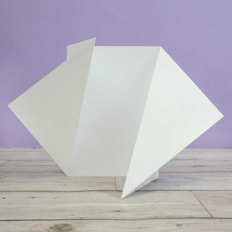 Luxury Shaped Card Blanks & Envelopes - Side Twist Gatefold-1