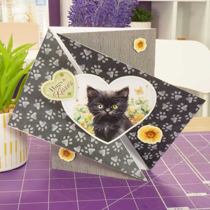 Luxury Shaped Card Blanks & Envelopes - Side Twist Gatefold-2