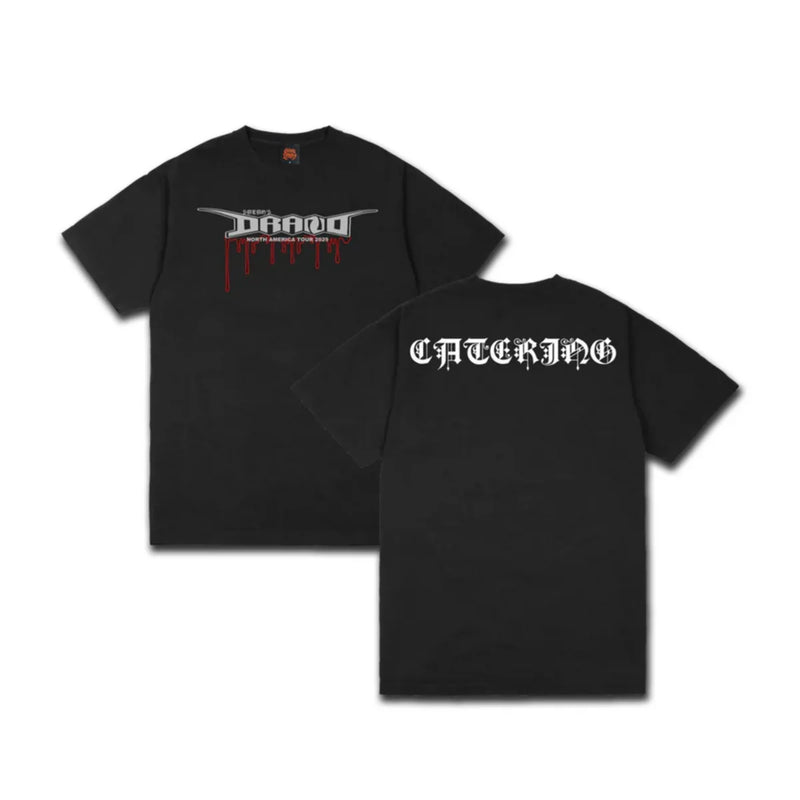 Satans Drano 'Catering' Tee - Black-1