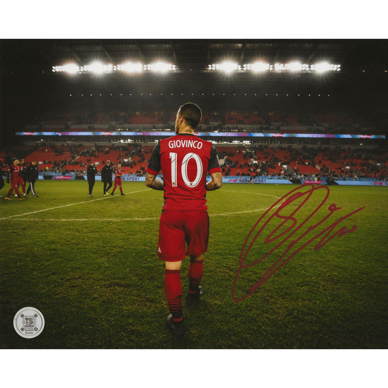 Sebastian Giovinco Autographed Toronto FC BMO Field 8x10 Photo-1
