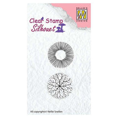 Nellie's Choice - Clear Stamp Flowers 17-1