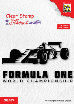 Nellie's Choice Clear Stamp Silhouette - Formula One Series-2-1
