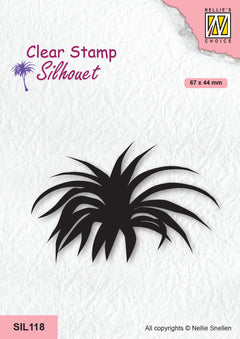 Nellie's Choice Clear Stamp Silhouette - Crowns Of Tree - Yucca-1